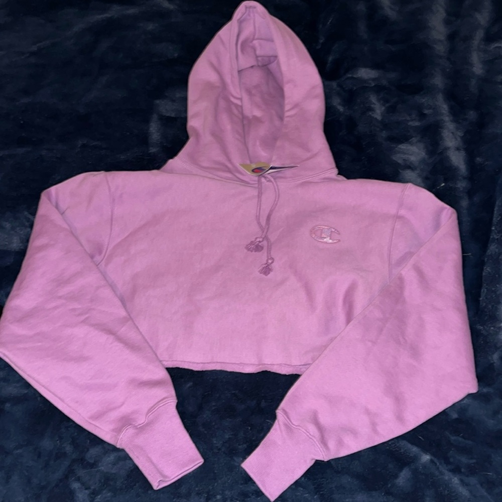NWT Champion cropped hoodie